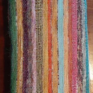 Cloth warve carpet throw. Brand new made in Nepal.